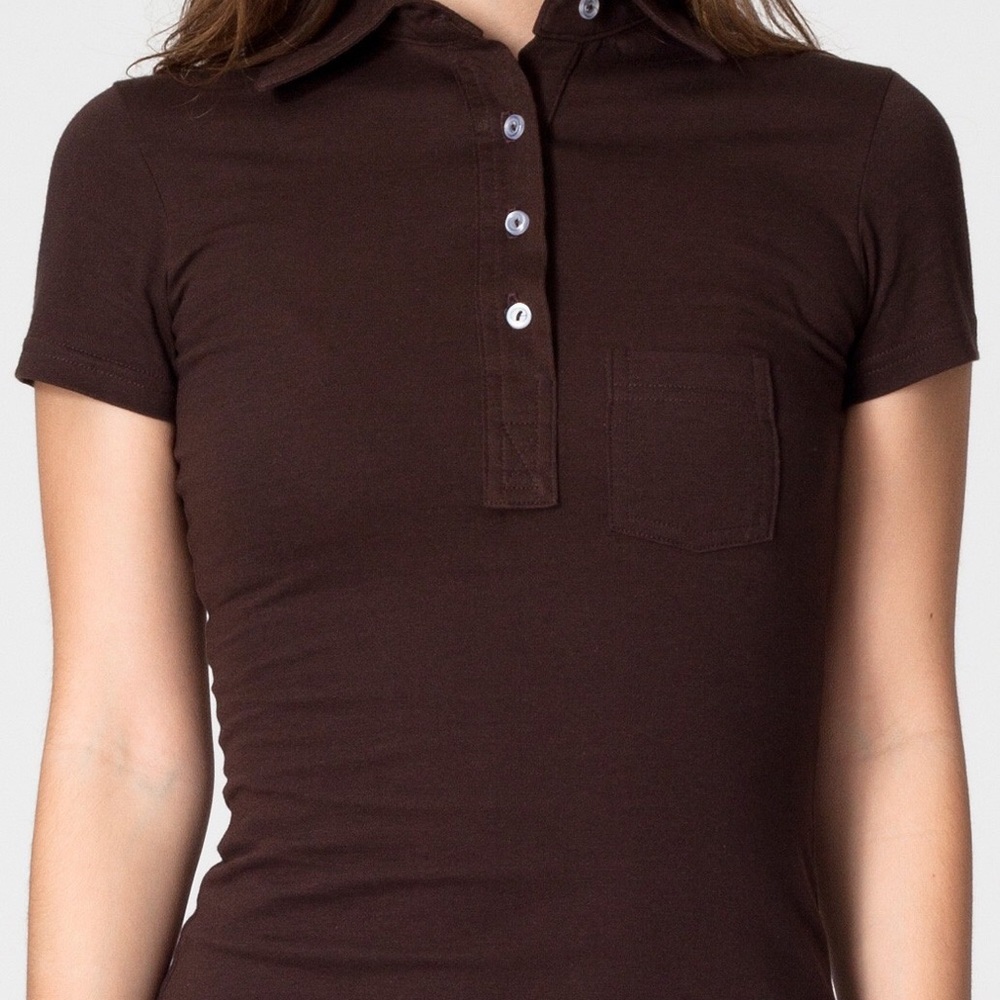 American apparel polo dress